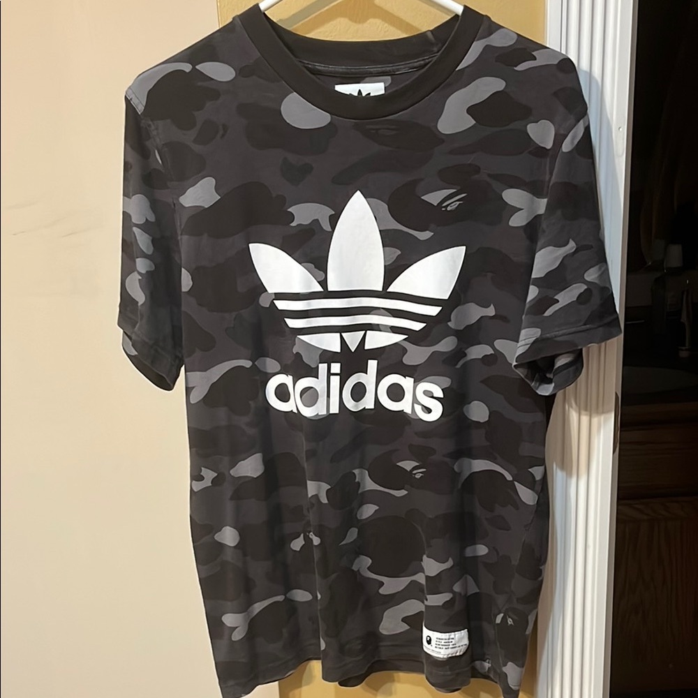 Adidas x Bape Camo Tee Mens Size M